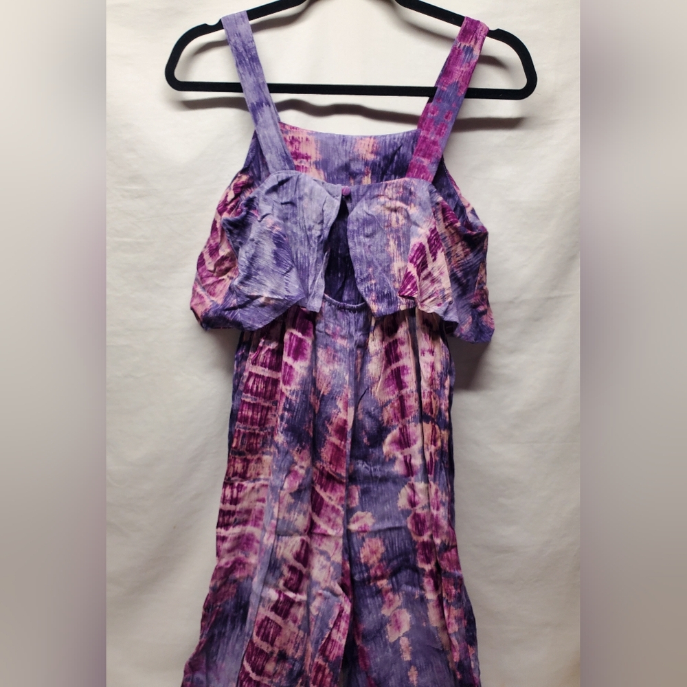 Nwot Purple and Pink Tie-Dye Jumpsuit - Picture 5 of 7